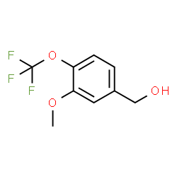 3-Methoxy-4-(trifluoromethoxy)-benzyl alcohol结构式