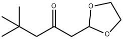 1-(1,3-Dioxolan-2-yl)-4,4-dimethyl-pentan-2-one结构式