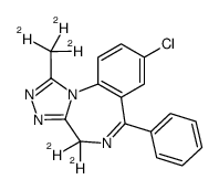 Alprazolam-d5 Structure