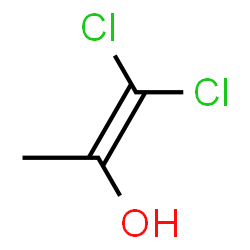 1-Propen-2-ol, 1,1-dichloro- (9CI) structure