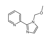 2-(1-methoxymethyl-1H-imidazol-2-yl)pyridine结构式