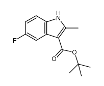 tert-butyl 5-fluoro-2-methyl-1H-indole-3-carboxylate Structure