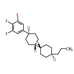 反,反-4'-丙基-4-(3,4,5-三氟苯基)双环己烷结构式