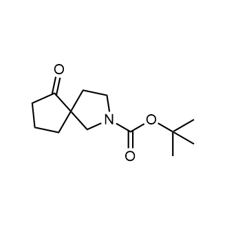 tert-Butyl 6-oxo-2-azaspiro[4.4]nonane-2-carboxylate structure