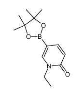 1-ethyl-5-(4,4,5,5-tetramethyl-1,3,2-dioxaborolan-2-yl)pyridin-2(1H)-one Structure