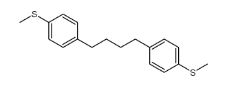 1,4-bis(4-(methylthio)phenyl)butane Structure