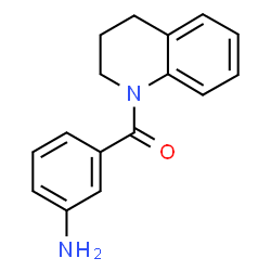 (3-AMINOPHENYL)[3,4-DIHYDRO-1(2H)-QUINOLINYL]-METHANONE Structure