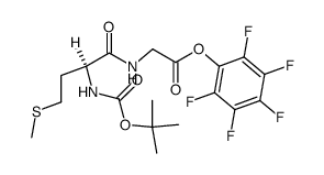 Boc-Met-Gly-OPfp Structure