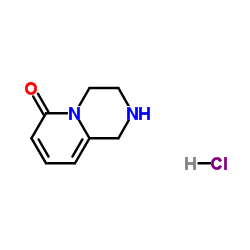 1,2,3,4-Tetrahydro-6H-pyrido[1,2-a]pyrazin-6-one hydrochloride (1:1) structure