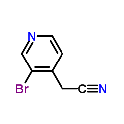 (3-Bromo-4-pyridinyl)acetonitrile Structure