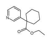 ethyl 1-pyridin-3-ylcyclohexane-1-carboxylate结构式