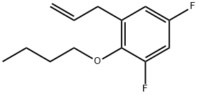 2-butoxy-1,5-difluoro-3-prop-2-enylbenzene结构式