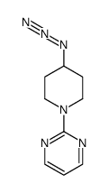 2-(4-azidopiperidin-1-yl)pyrimidine结构式