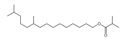 rac 10,14-Dimethylpentadecyl Isobutyrate Structure