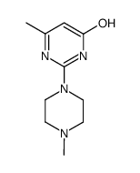 6-methyl-2-(4-methyl-piperazin-1-yl)-3H-pyrimidin-4-one Structure