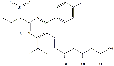 瑞舒伐他汀钙EP杂质A结构式