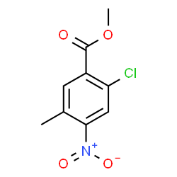 Methyl 2-chloro-5-methyl-4-nitrobenzoate structure