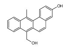 7-(hydroxymethyl)-12-methylbenzo[a]anthracen-3-ol结构式