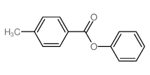 phenyl 4-methylbenzoate Structure