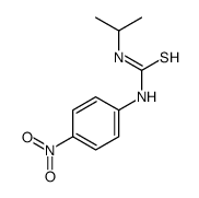 1-(4-nitrophenyl)-3-propan-2-ylthiourea结构式