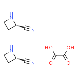 (2S)-azetidine-2-carbonitrile hemioxalate structure