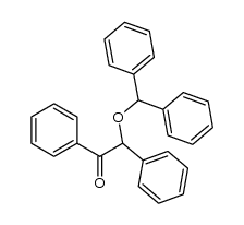 α-benzhydryloxy-deoxybenzoin Structure