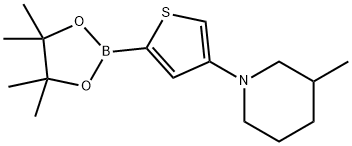 4-(3-Methylpiperidin-1-yl)thiophene-2-boronic acid pinacol ester picture