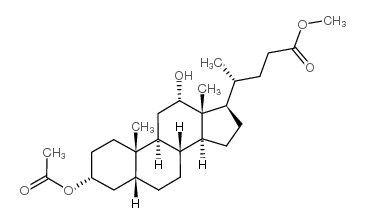 5BETA-CHOLANIC ACID-3ALPHA,12ALPHA-DIOL 3-ACETATE METHYL ESTER structure