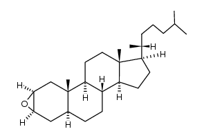 2β,3β-Oxido-5α-cholestane结构式