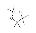 2,2,4,4,5,5-hexamethyl-1,3-dioxa-2-silacyclopentane Structure