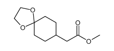 (1,4-Dioxa-spiro[4.5]dec-8-YL)-acetic acid Methyl ester structure