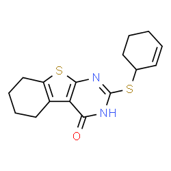 2-(2-cyclohexen-1-ylsulfanyl)-5,6,7,8-tetrahydro[1]benzothieno[2,3-d]pyrimidin-4(3H)-one picture