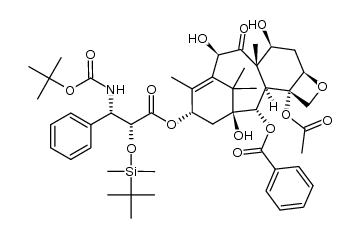 2'-TBS-docetaxel结构式