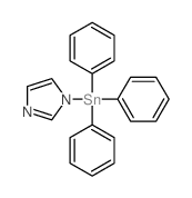 1H-Imidazole,1-(triphenylstannyl)- structure