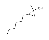 2-hexyl-1-methyl-cyclopropanol Structure