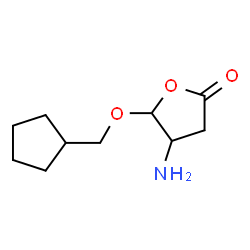 2(3H)-Furanone,4-amino-5-(cyclopentylmethoxy)dihydro-(9CI) Structure