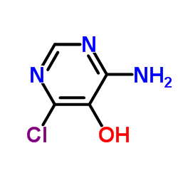 4-Amino-6-chloro-5-pyrimidinol structure