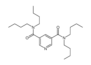 3-N,3-N,5-N,5-N-tetrabutylpyridine-3,5-dicarboxamide Structure