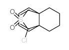 9-chloro-1,2,3,4-tetrahydro-4a,8a-(methanothiomethano)naphthalene 10,10-dioxide Structure