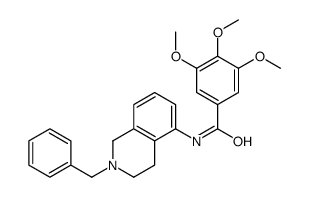 N-(2-benzyl-3,4-dihydro-1H-isoquinolin-5-yl)-3,4,5-trimethoxybenzamide Structure