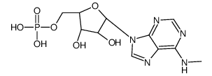 [(2R,3S,4R,5R)-3,4-dihydroxy-5-[6-(methylamino)purin-9-yl]oxolan-2-yl]methyl dihydrogen phosphate Structure