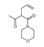 1-morpholin-4-yl-2-prop-2-enylbutane-1,3-dione结构式