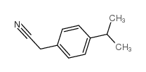 4-ISOPROPYLPHENYLACETONITRILE Structure