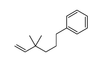 4,4-dimethylhex-5-enylbenzene Structure