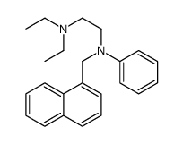 N,N-Diethyl-N'-(1-naphthalenylmethyl)-N'-phenyl-1,2-ethanediamine structure