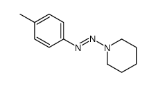 (4-methylphenyl)-piperidin-1-yldiazene结构式