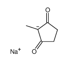 Sodium salt of 2-Methyl-1,3-cyclopentadione结构式