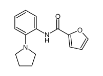 2-Furancarboxamide,N-[2-(1-pyrrolidinyl)phenyl]-(9CI)结构式