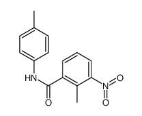 2-Methyl-N-(4-methylphenyl)-3-nitrobenzamide Structure