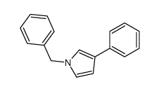 1-benzyl-3-phenylpyrrole Structure